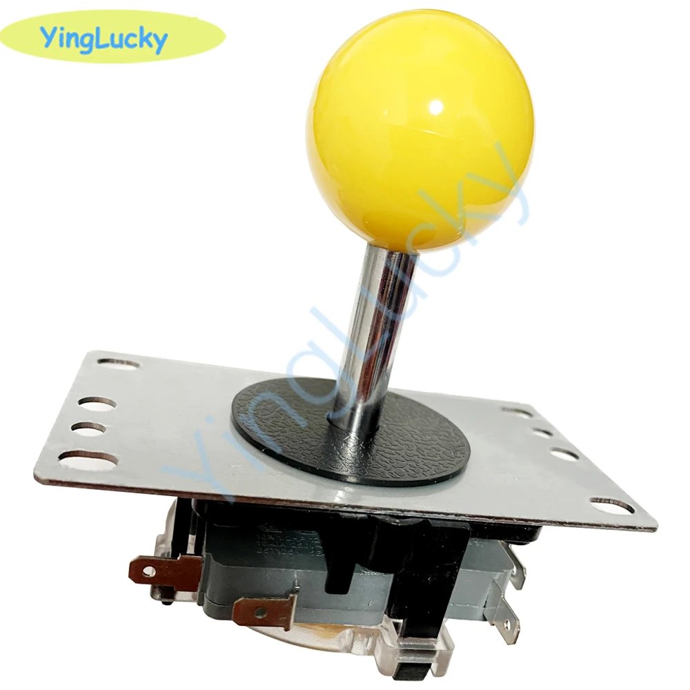 With a yellow ball