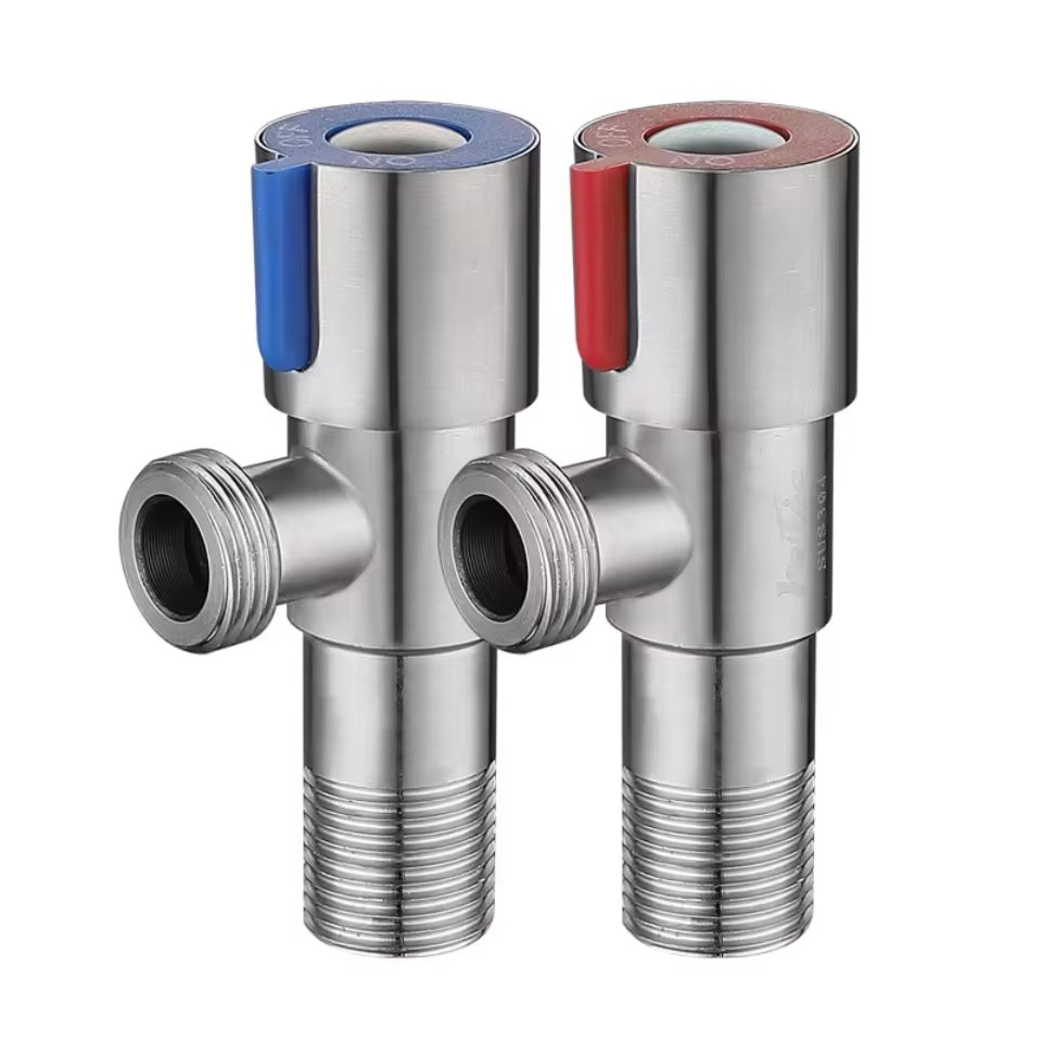 Triangle Valve Toilet Water Stop Valve Water Heater Valve Stainless Steel For Bathrooms Kitchens Balconies Toilet Accessories
