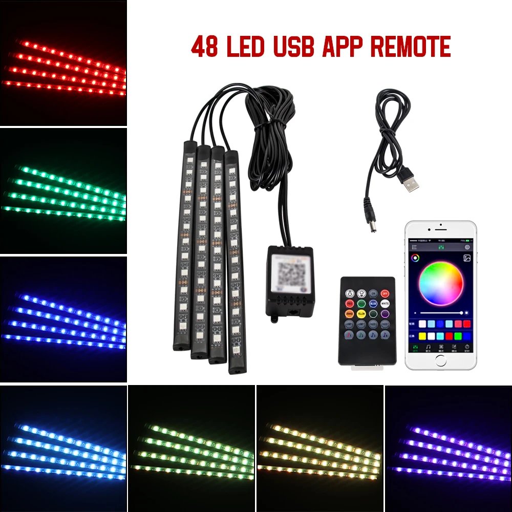 48LED APP Remote USB