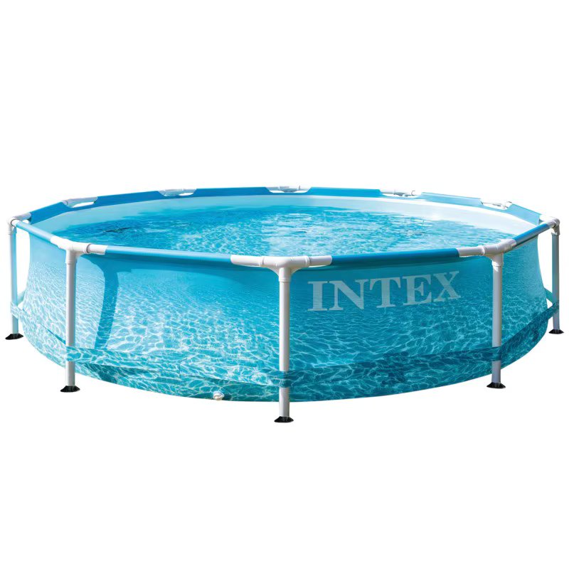 Detachable swimming pool circular INTEX Metal Frame Beachside 305x305x76 cm
