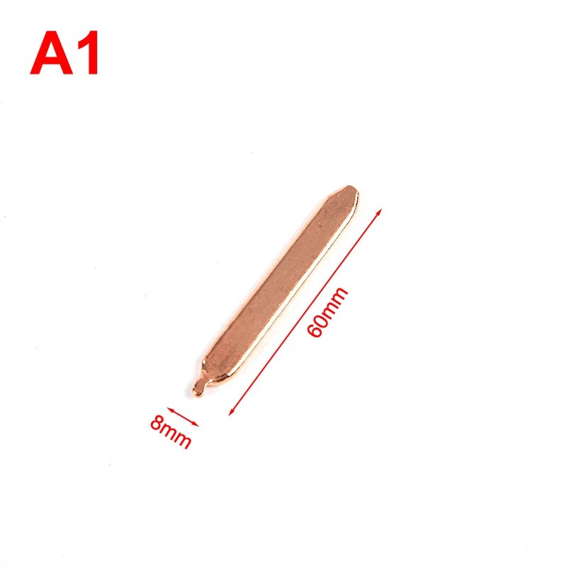 Copper Tube Diy Computer Laptop Cooling Notebook Heat Pipe Flat Tube 60mm-150mmCopper Tube Flat Heatsink CPU Air Cooler Heat