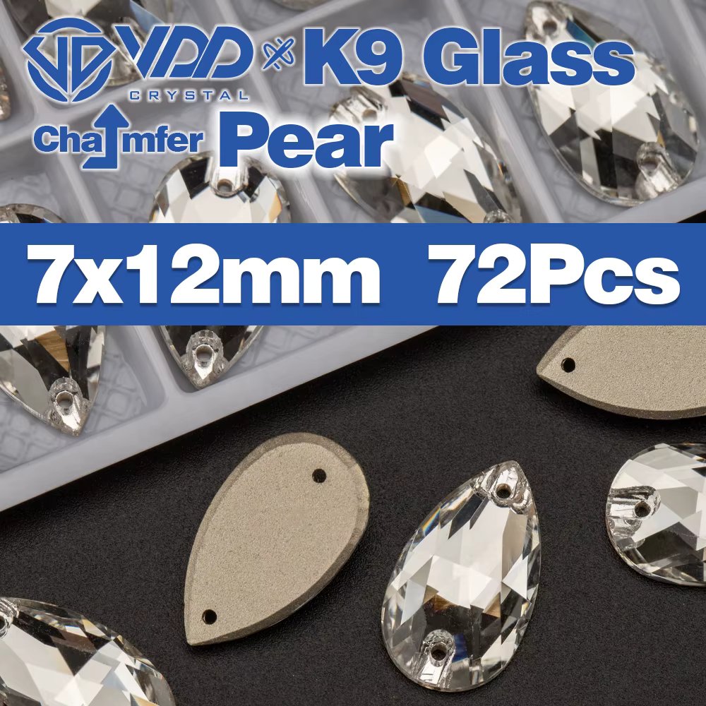 pear 7x12mm-72Pcs