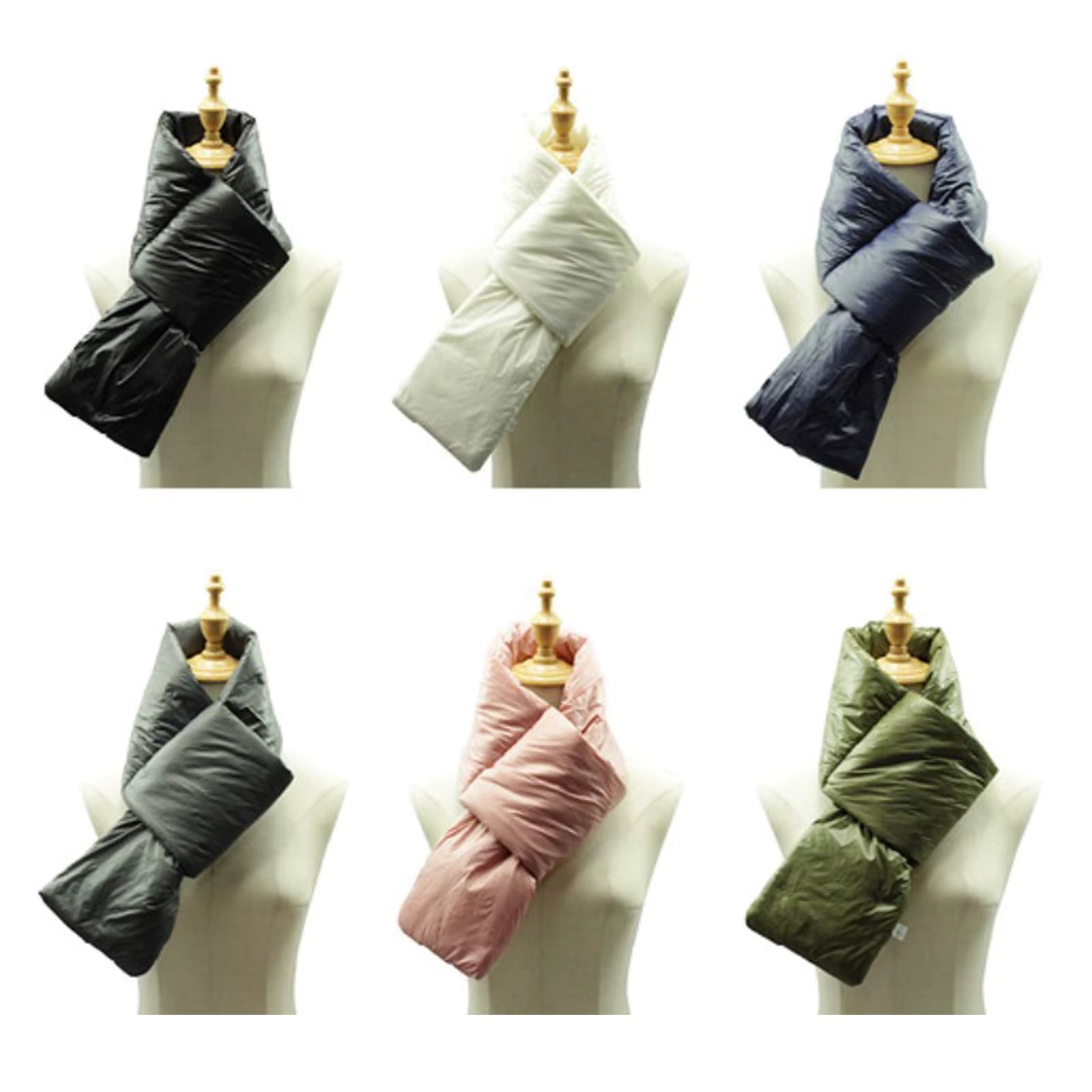 Stylish Black Puffer Scarf - Warmth and Fashion Combined, A Must-Have Winter Accessory, Stay Cozy and Chic