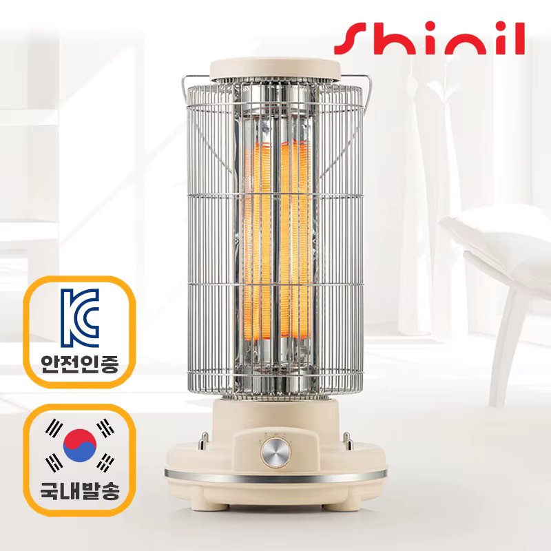 신일 원통 레트로 전기히터 SEH-K1600HM 난로 카본 히터 S급 리퍼