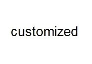 customzied