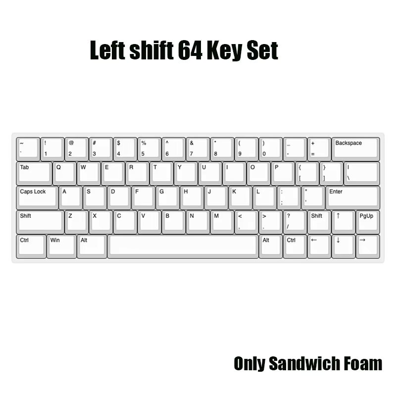 64 Key White
