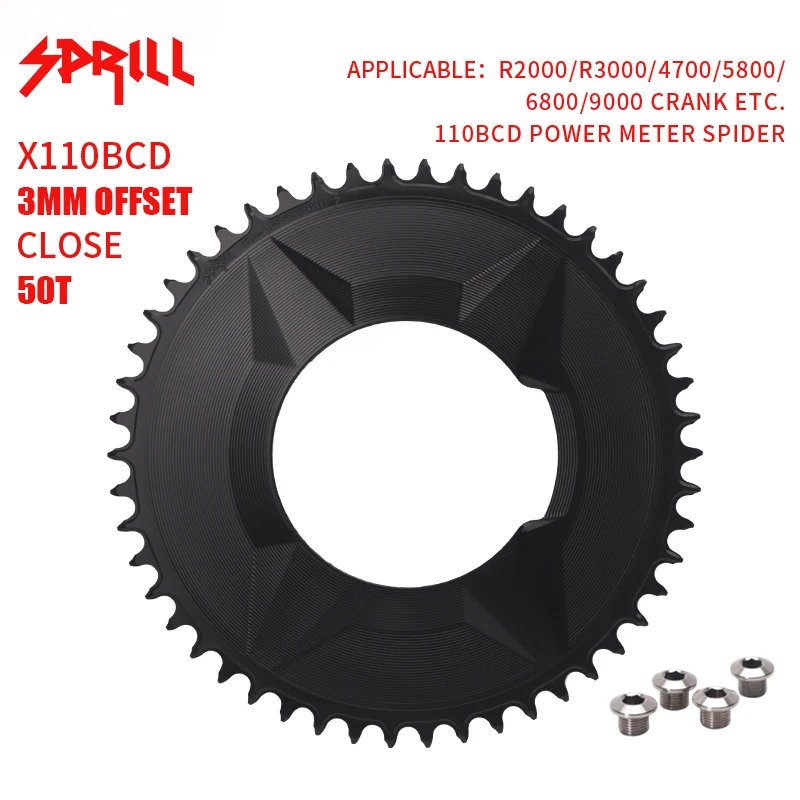 Black 3mm 50T