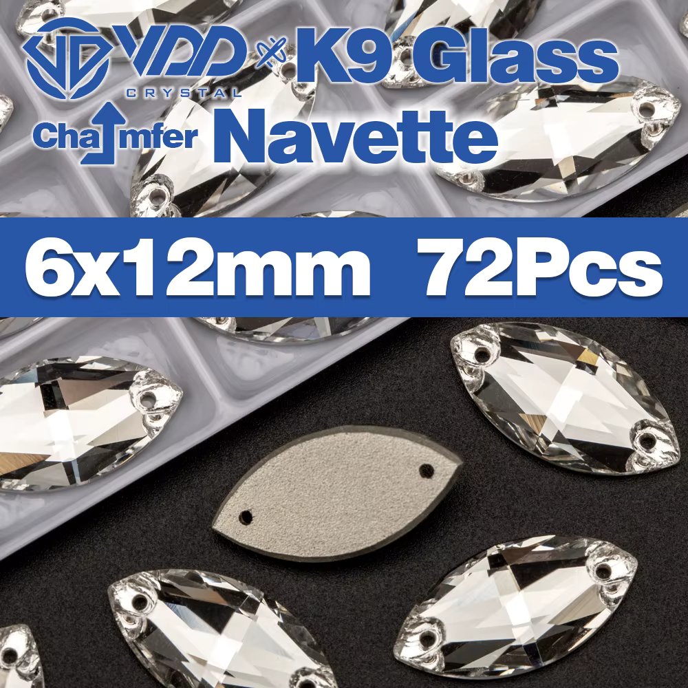 navette 6x12mm-72Pcs