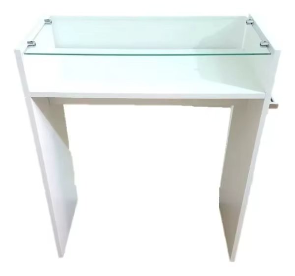 Table Manicure Enamel Towel Door Toughened Glass Top