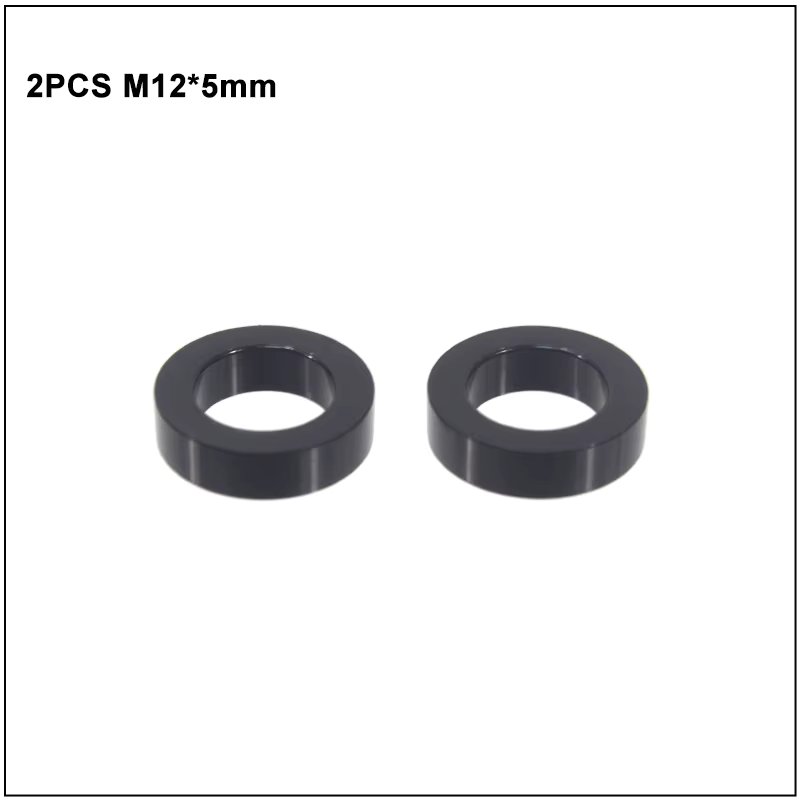 2Pcs M12x5mm Flat