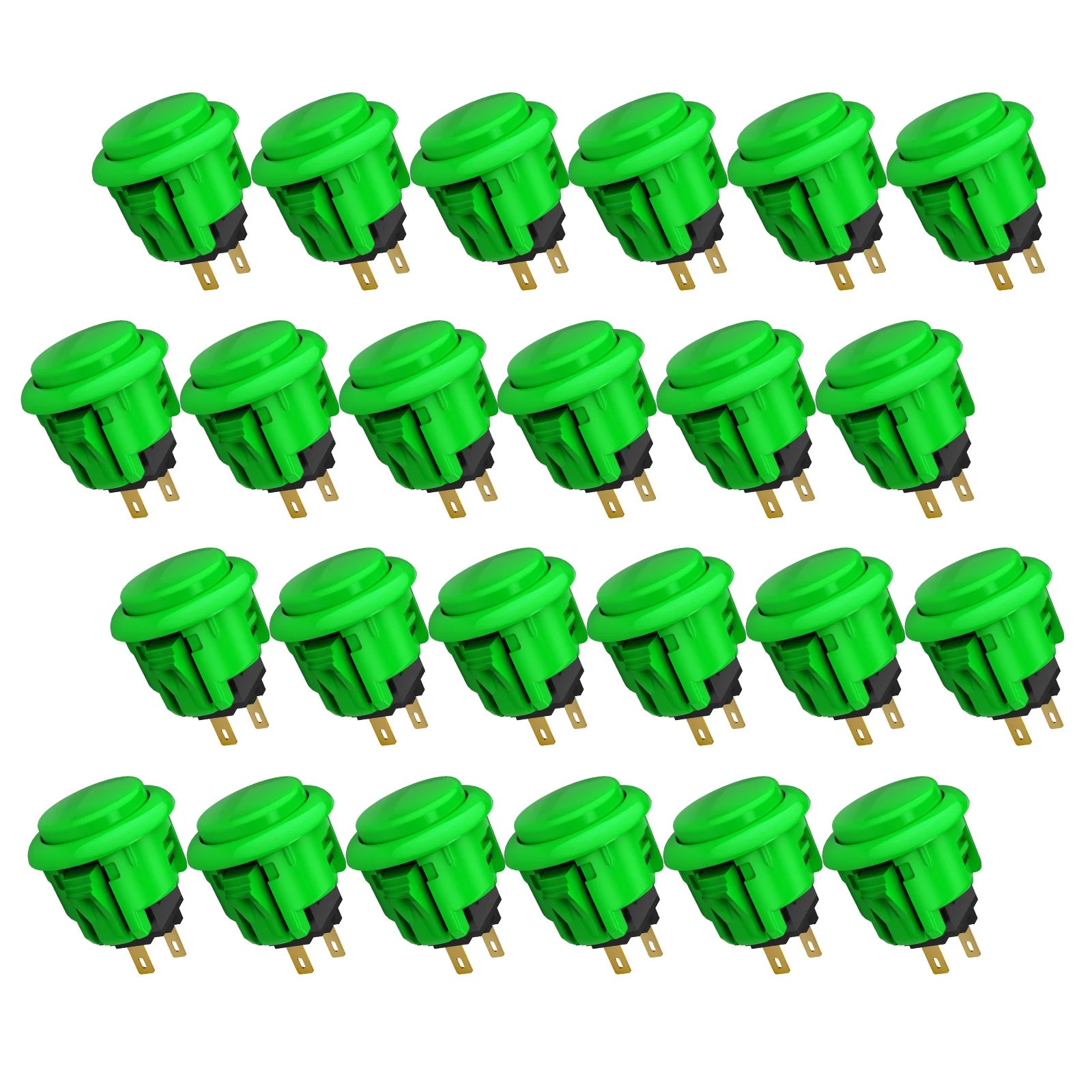 24mm Green 24 Pcs