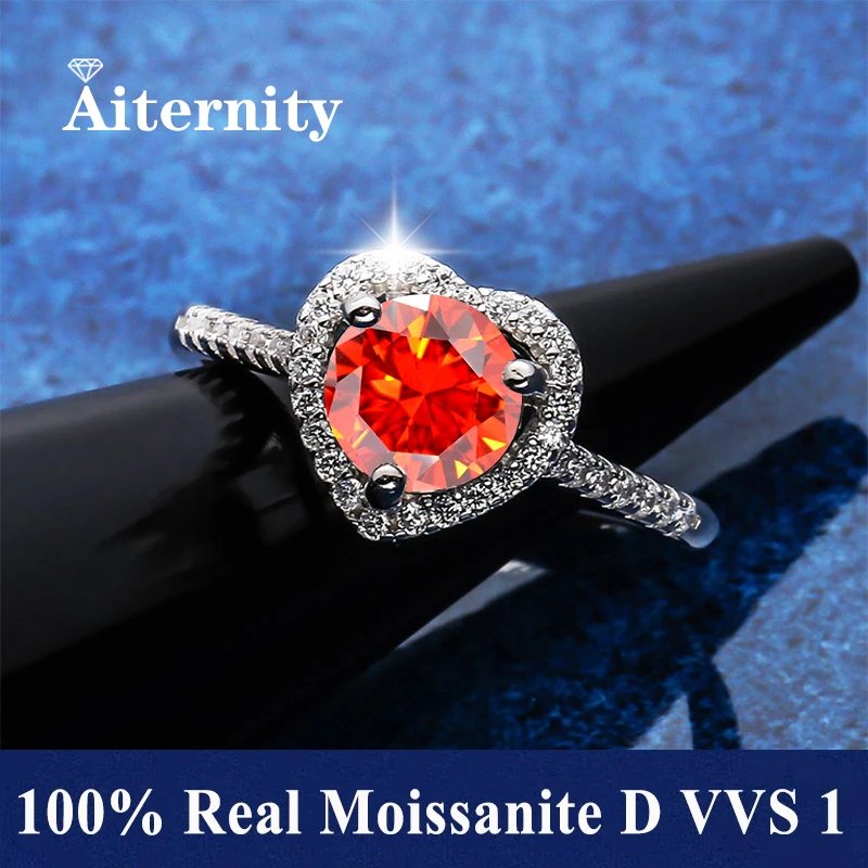 LV-Orange Moissanite
