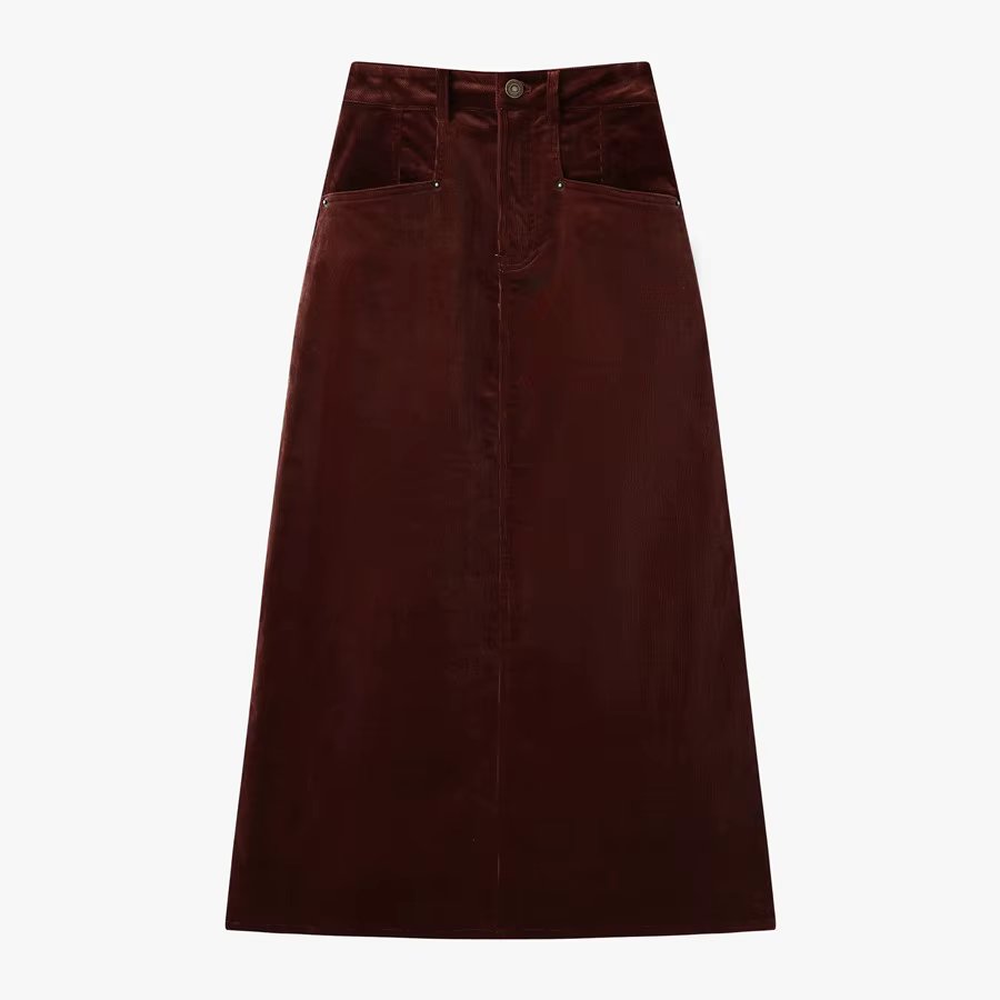 Wine red Skirt
