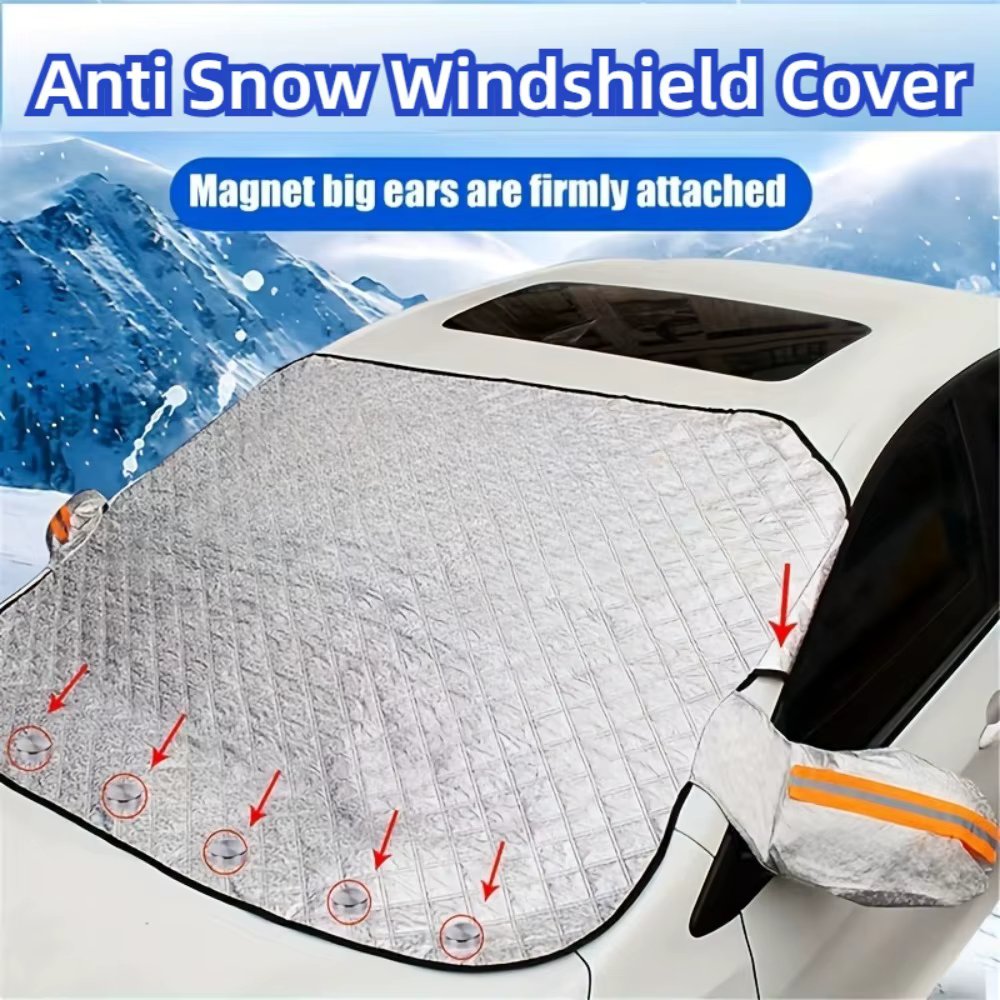 Winter Windshield Cover,Windshield Covers Ice Screen Protector,Snow Guard Windshield Cover Frost Shield For Van & SUV