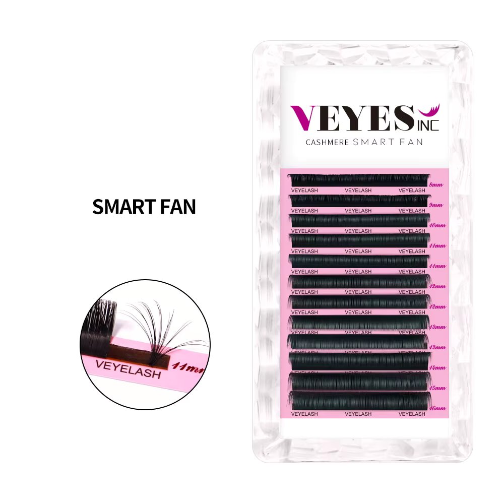 Veyes Inc Cashmere Smart Easy Fanning Eyelash Extensions Veyelash Fast Bloom Austomatic Flowering Natural Russian Volume Lashes
