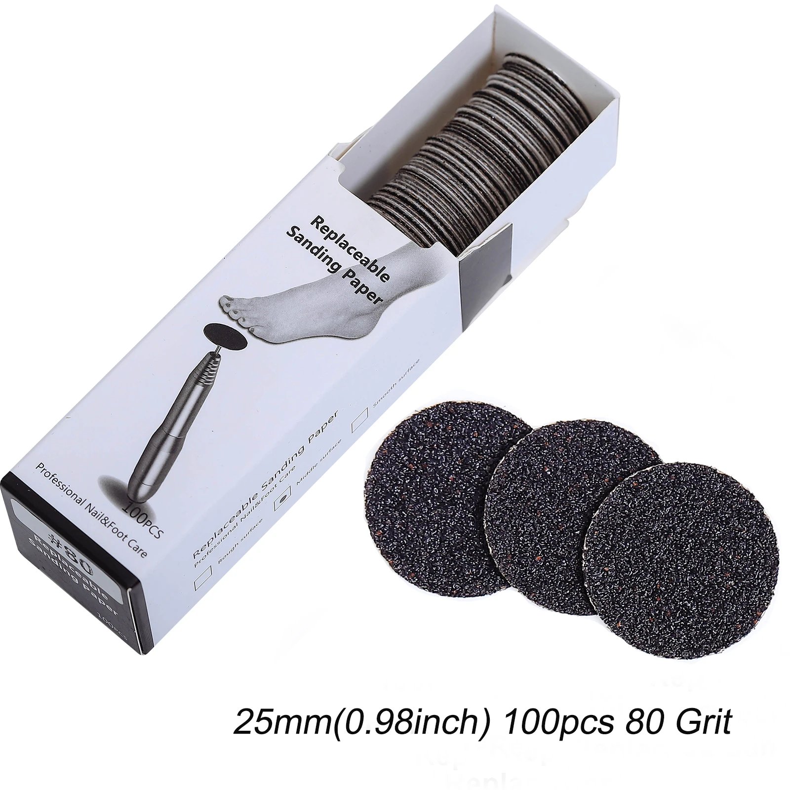 100pcs 80Grit