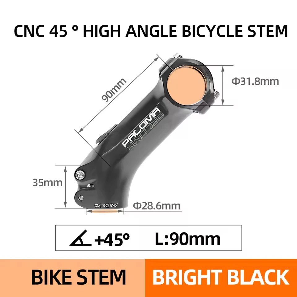 31.8x90mm 45 stem
