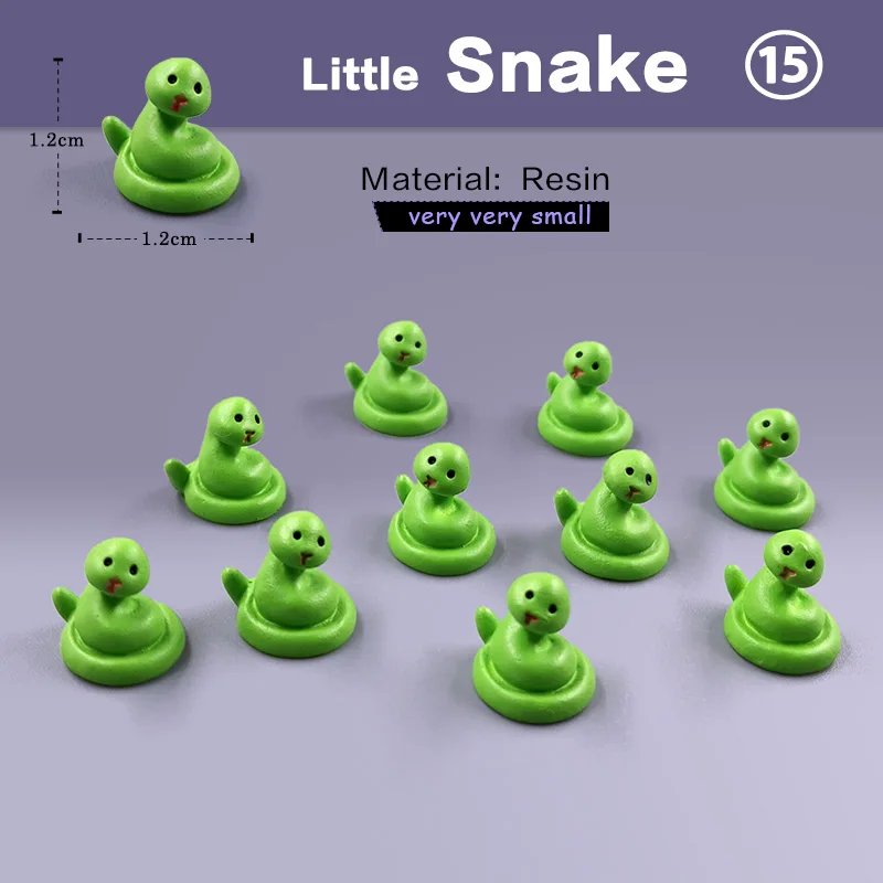 10pcs Snakes