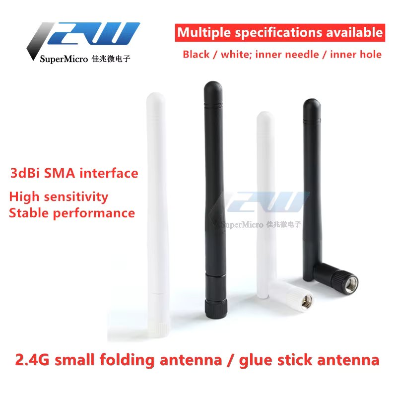 1PCS 2.4GHz 3dBi Omni WIFI Antenna with RP SMA male Female plug connector for wireless router wholesale price antenna wi-fi