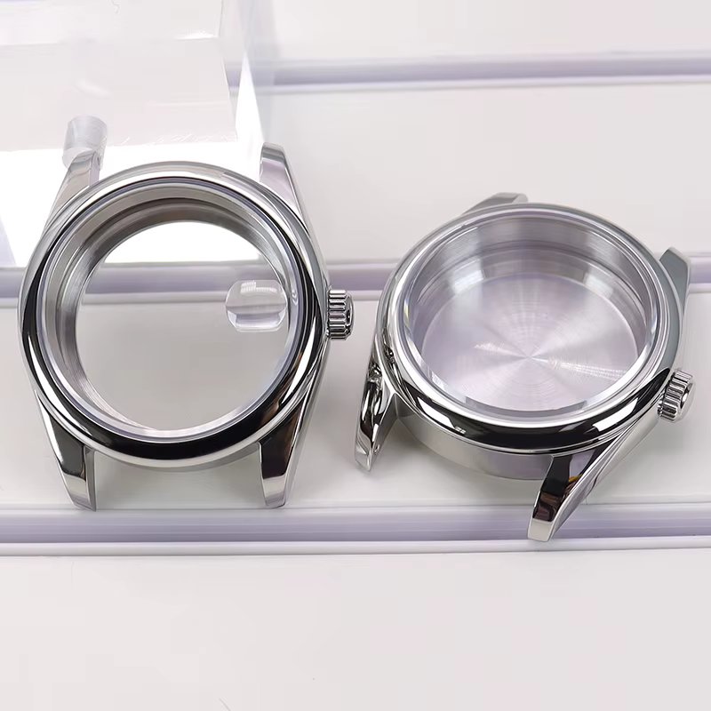 36mm 40mm Luxury Watch Case 316L Stainless Steel For Seiko NH35 NH34 NH36 NH38 Miyota 8215 Movement 28.5mm Dial Oyster Perpetual