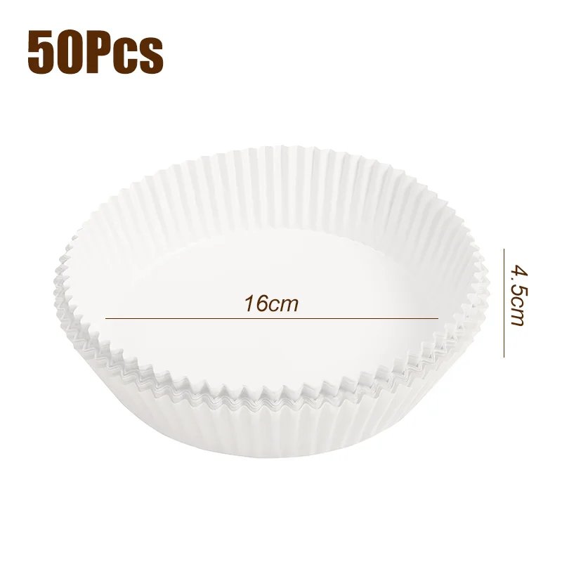 16cm White 50pcs