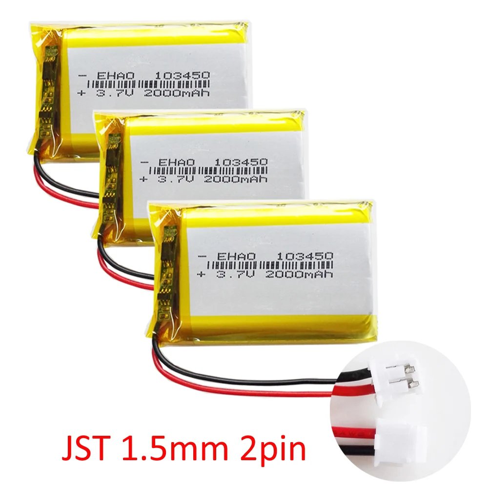 3pcs 2pin 1.5mm