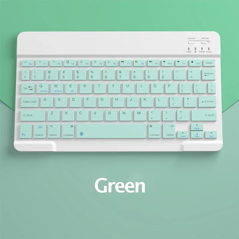 green keyboard