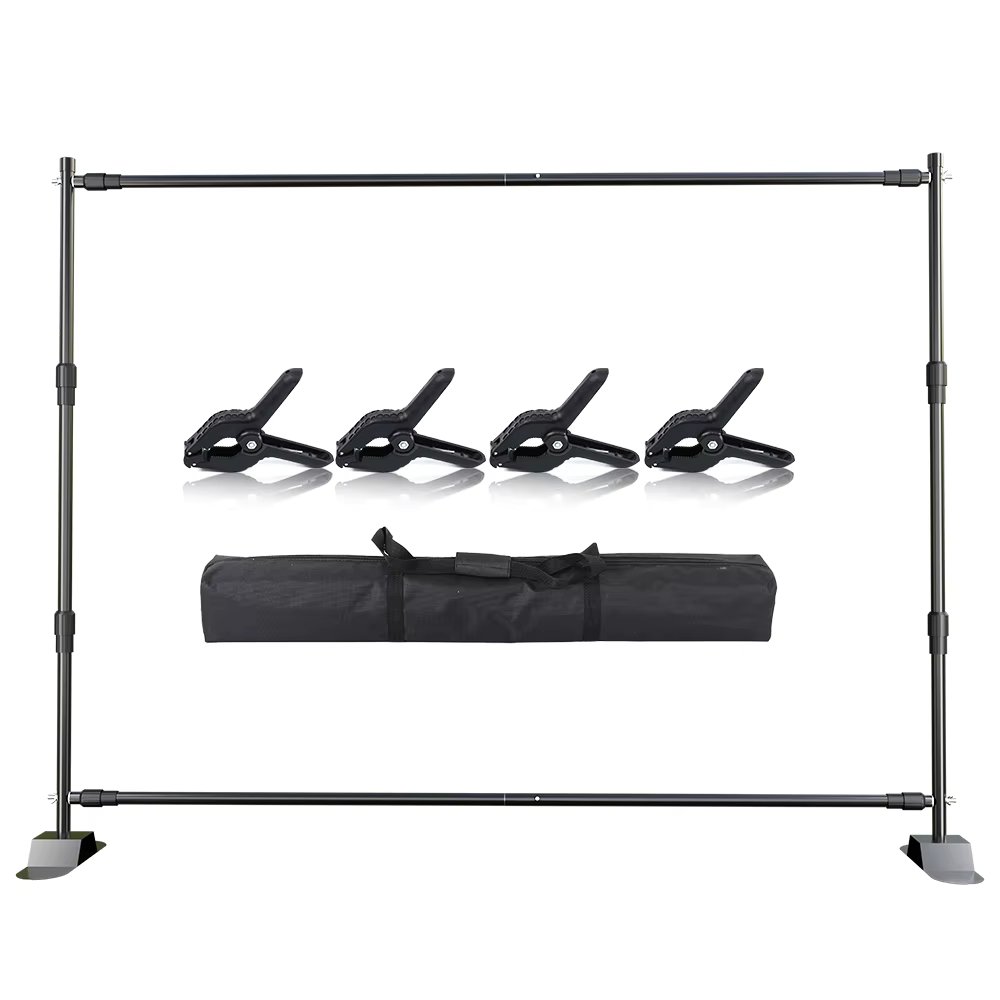 2.4x3M Backdrop Background Stand Frame Support System Muslin Green Screen With OXford Bag For Photography Photo Studio Video