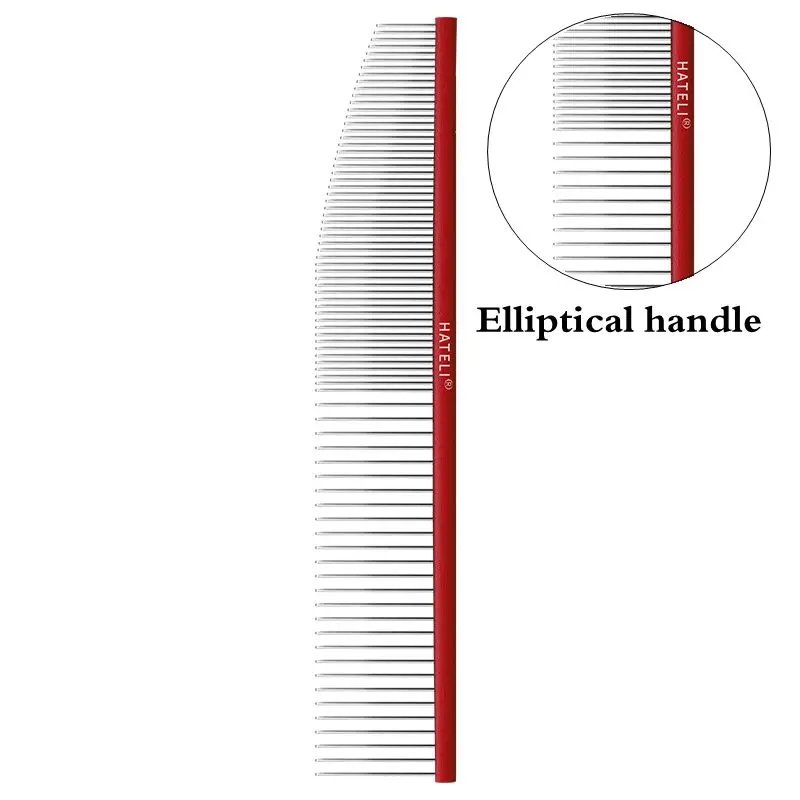 Red oval handle