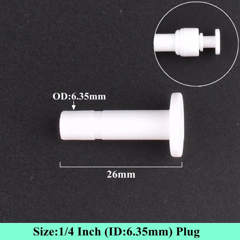2~20 Pcs Water Purifier Accessories 1/4" To 6.35mm PE Pipe Connector Aquarium RO Water Pipe Coupling Ball Valve Controller