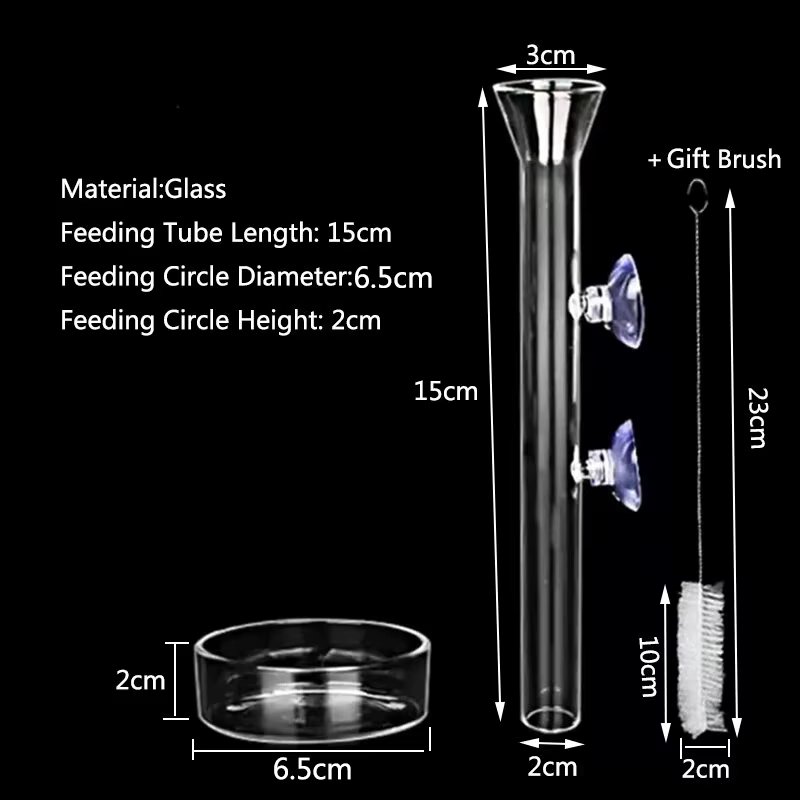 15cm  Glass Feeder 1