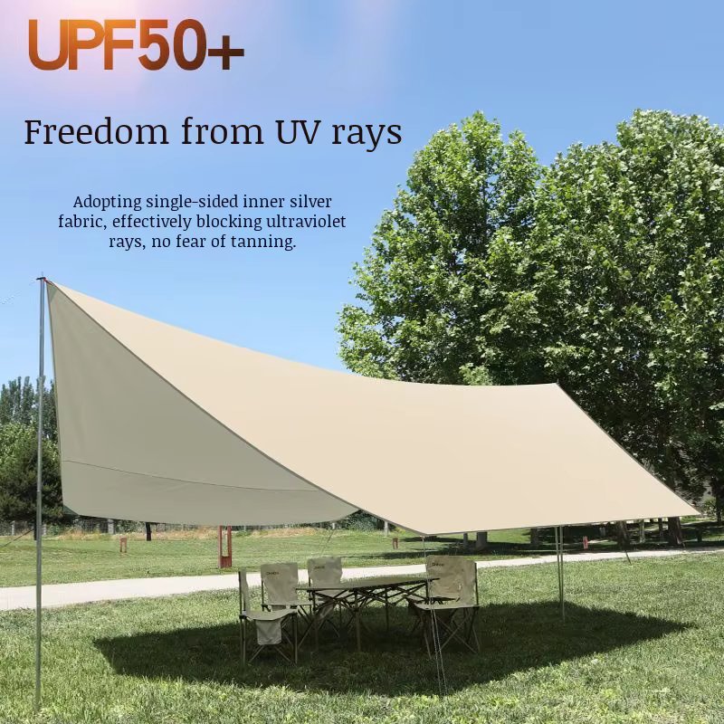 3M/4.5m outdoor portable tent thickness waterproof tarp Sun loop outdoor camping butterfly tent outdoor camping tent