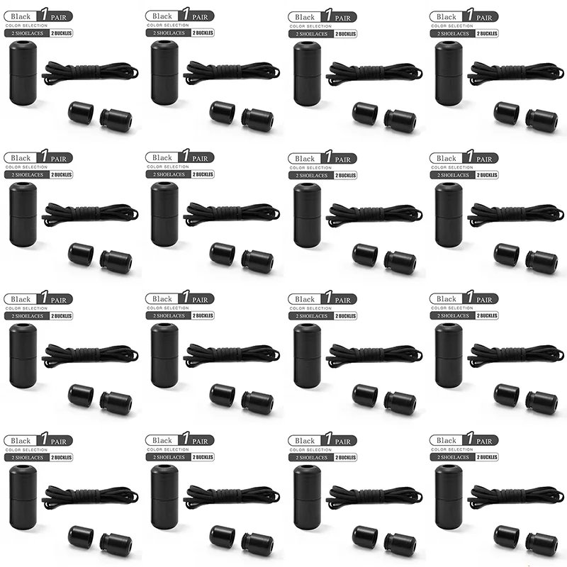 16 Pairs Black