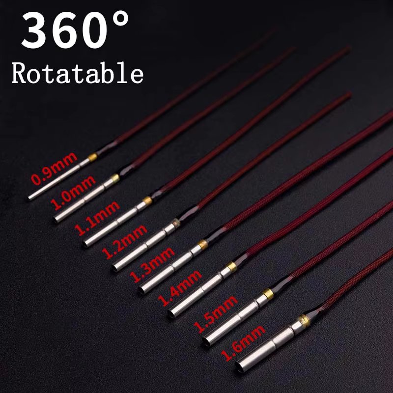 3pcs/lot 0.9mm-2.2mm Fishing Rod Tip Rotatable Wire Line For Hand Rod Telescopic Rod DIY Repair Tool Connect Line A320
