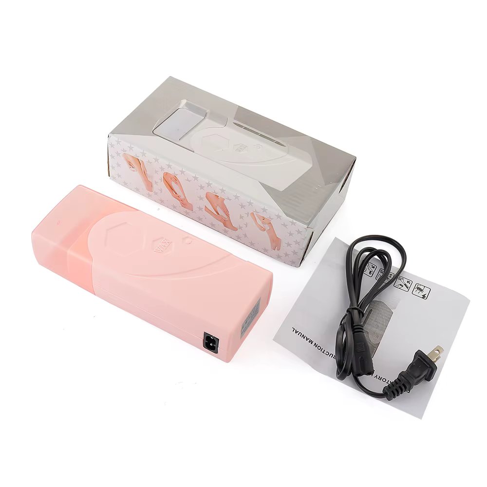 foreverlily Depilatory Wax Heater Machine Roll On Wax Cartridge Hair Removal Cream Heating Device Home Epilator Waxing Warmer
