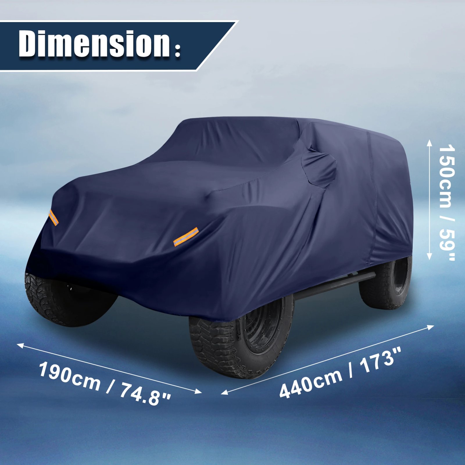 2 Door Navy Blue