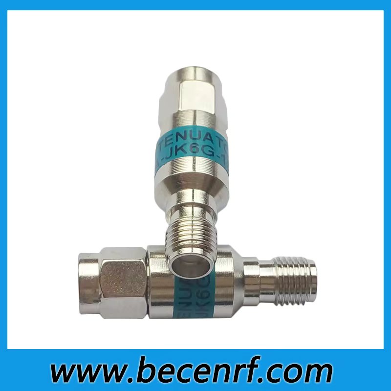 Free shipping 2W SMA Fixed Attenuator 50ohm 1db 2db 3db 4db 5db 6db 7db 8db 9db 10db 15db 20db 25db 30db 6GHz RF Coax Connectors