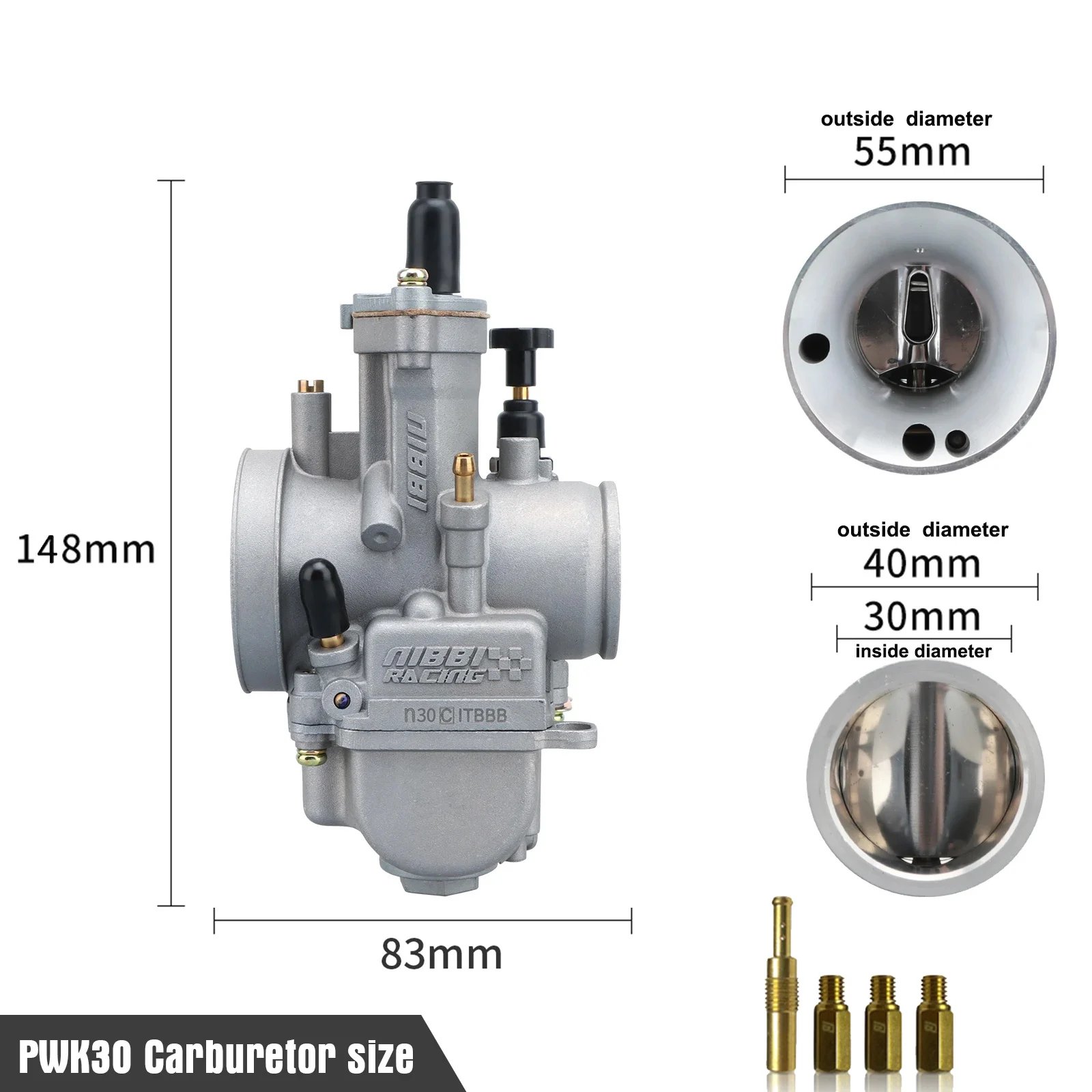 PWK30MM Silvery