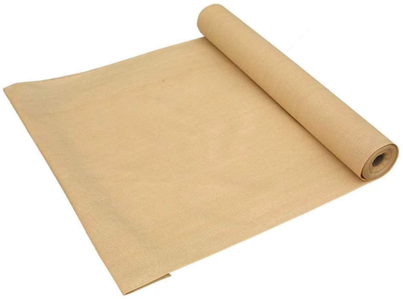 8 ft. x 12 ft. 90% Sun Shade Fabric, Sun-Block Net Mesh Shade with Clips for Pergola Cover Porch Vertical Screen, Beige