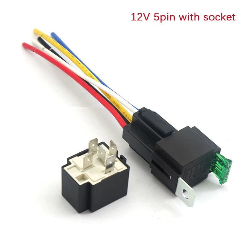 12V 5pin with socket