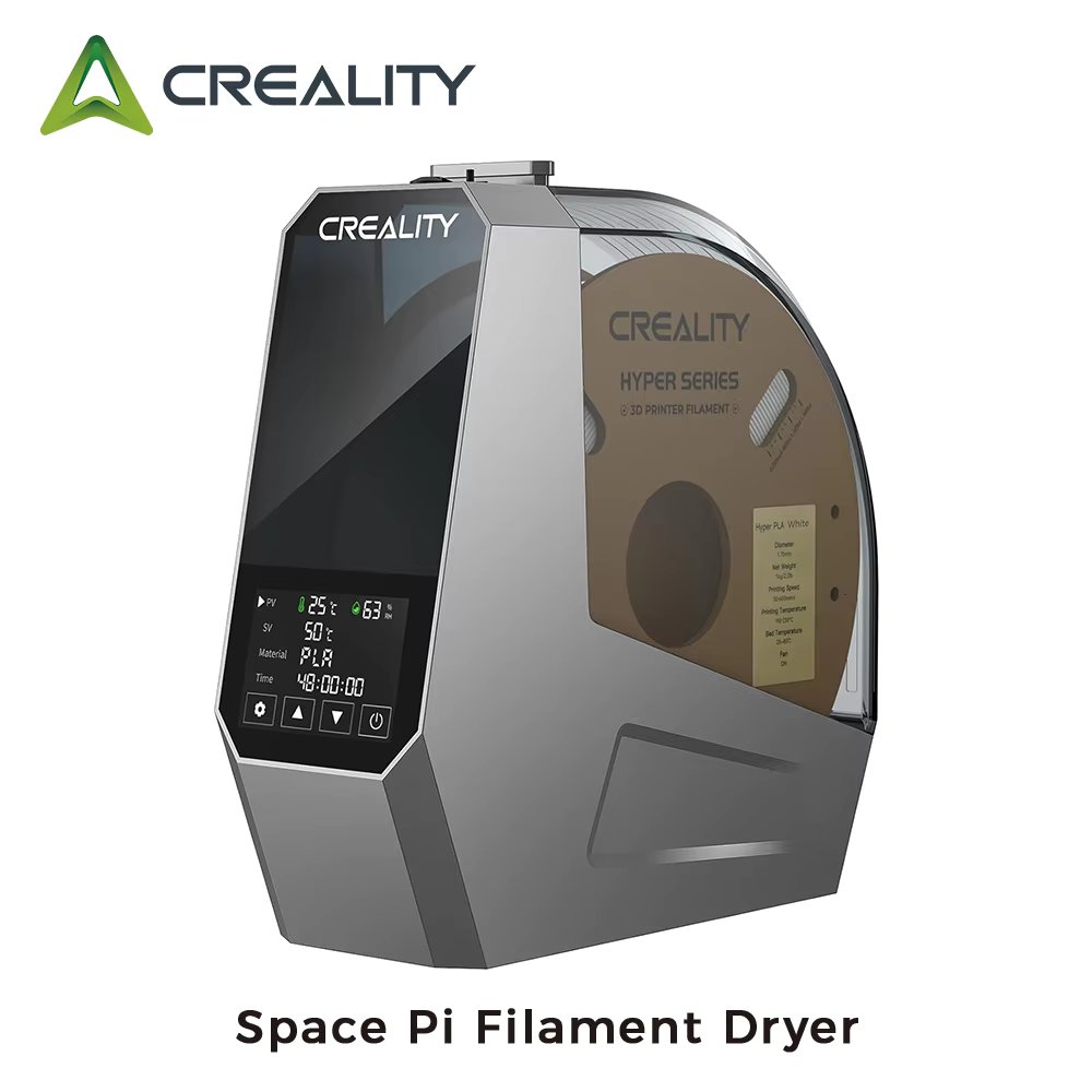 Creality Space Pi Filament Dryer Real-time Humidity&temperature Monitoring 1kg 3D Printer Filament Dryer Box Storage Holder
