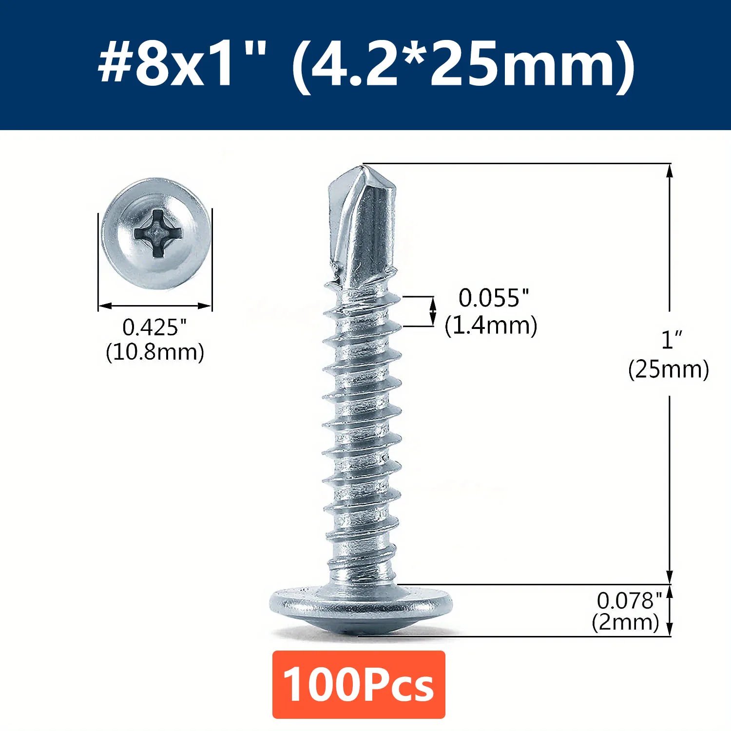 4.2x25mm (8x1)