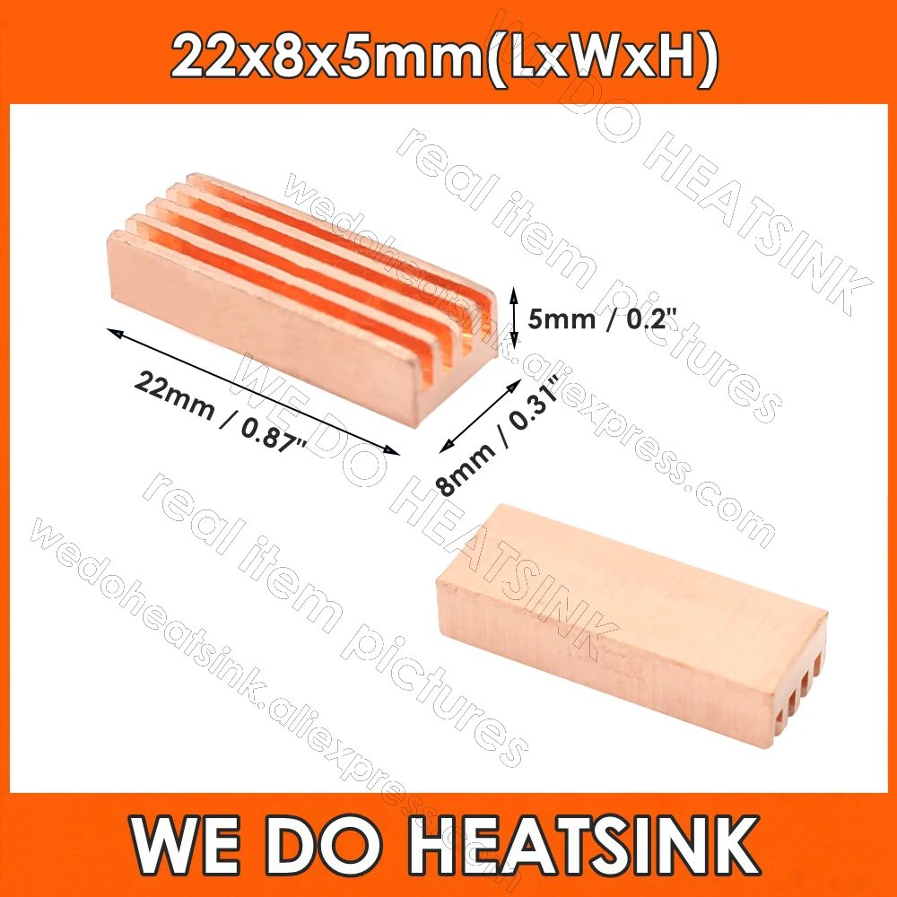 22x8x5mm (No Pad)