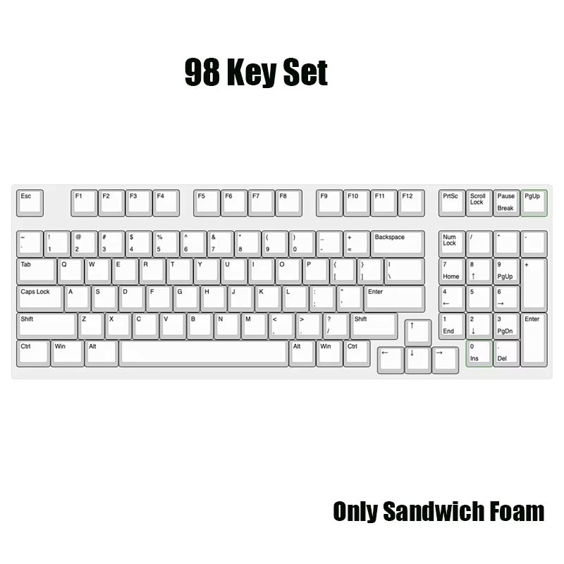 98 Key White