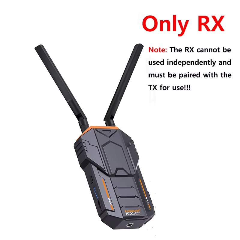 Lemorele Wireless HDMI Extender Kit 200M 5.8Ghz Wireless HDMI Video Transmitter Receiver Wireless Video Adapter For Camera Lapto