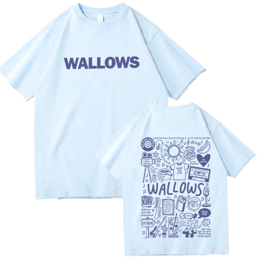Wallows Shirt Wallows Music Album Shirt Gift for Wallows Fan Rock Music Tee O-Neck Short Sleeve Shirts Unisex