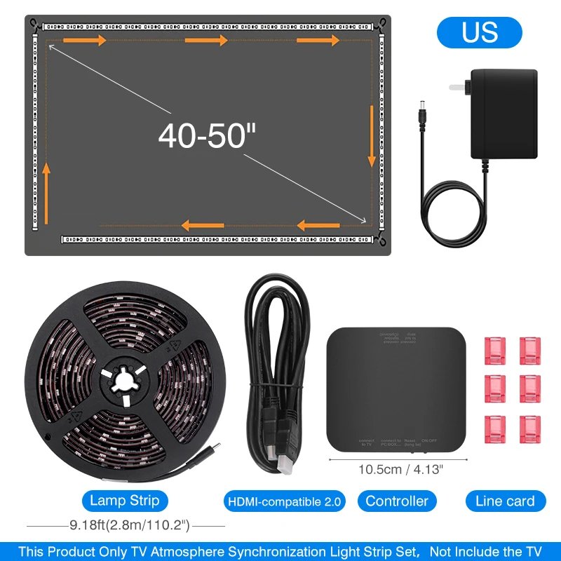 For 40-50 inch TV US