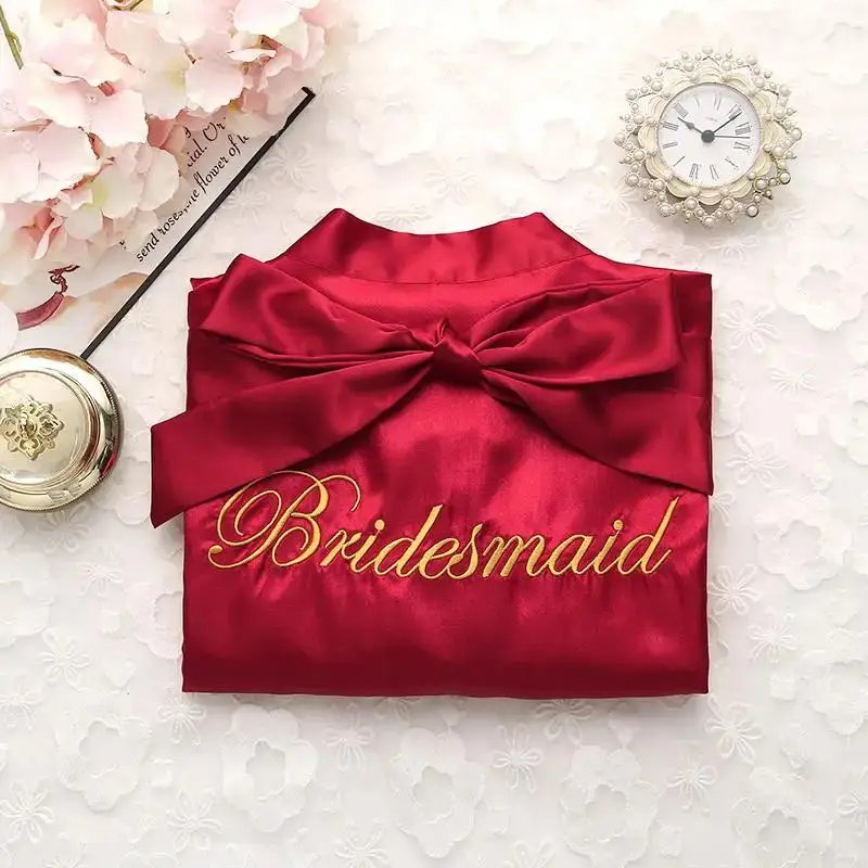 Burgundy Bridesmaid