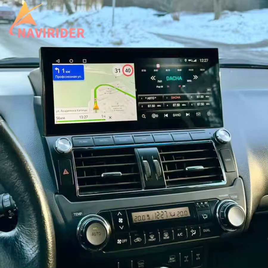 For Toyota Land Cruiser Prado 150 LC150 2014-2017 128GB Android Car Radio Multimedia Video Player GPS Stereo Touch Screen 12.3"