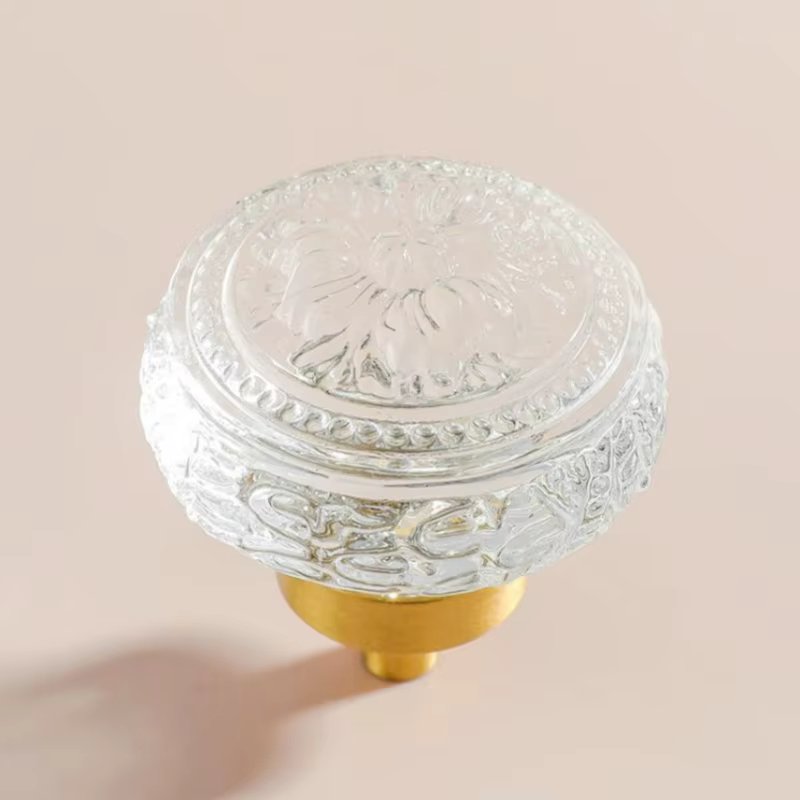 Crystal Clear Furniture Handle Drawer Knob Italy Luxury Ball Shape Handles for Cabinet Kitchen Cupboard Wardrobe Pulls